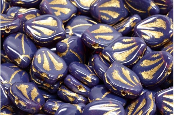 Peony Petal Beads 12x15mm - Image 1