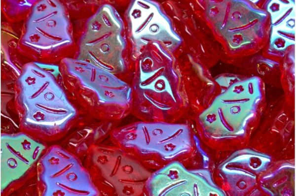 Christmas Tree Beads 17x12mm - Image 1