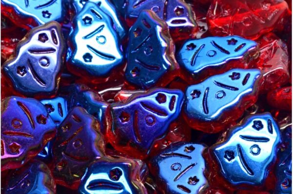 Christmas Tree Beads 17x12mm - Image 1