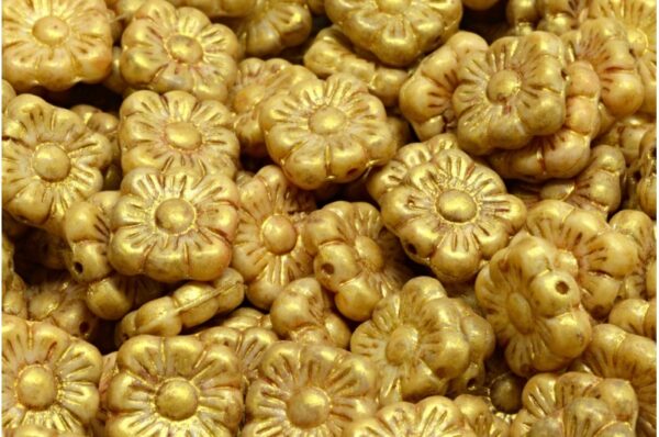 Square Flower Beads 11x11mm - Image 1