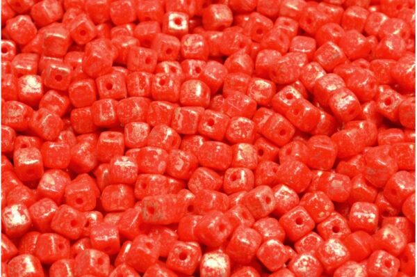 Cube Beads 4x4mm - Image 1