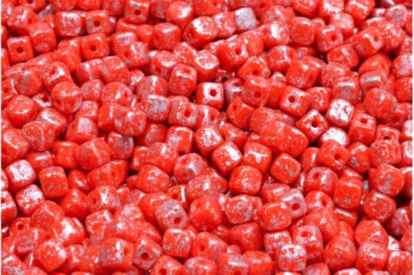Cube Beads 4x4mm - Image 1