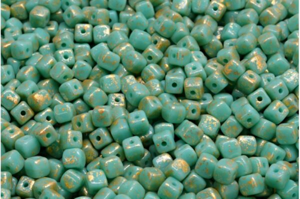 Cube Beads 4x4mm - Image 1