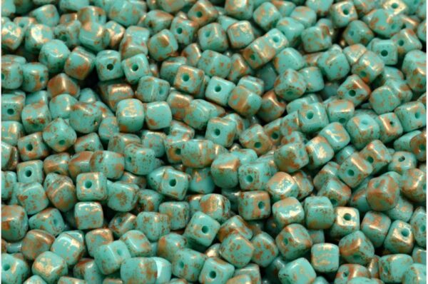 Cube Beads 4x4mm - Image 1