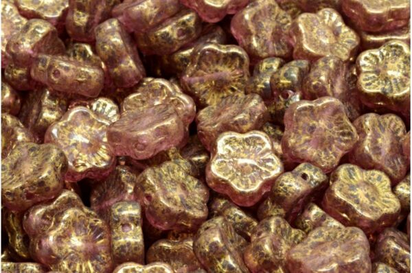 Sunset Flower Beads 10x10mm - Image 1