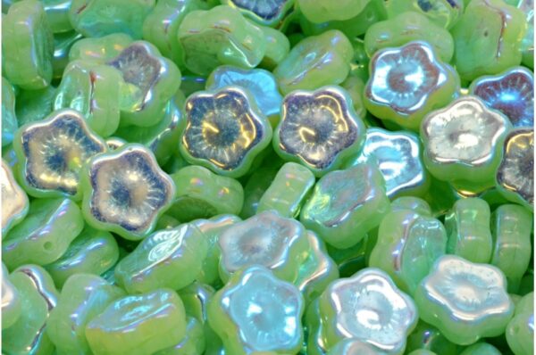 Sunset Flower Beads 10x10mm - Image 1