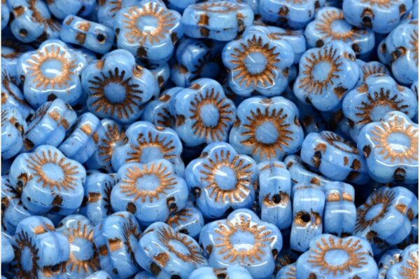 Sunset Flower Beads 10x10mm - Image 1