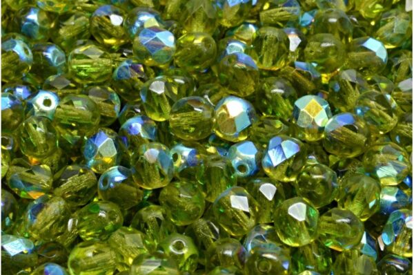 Firepolished Round Beads 6mm - Image 1