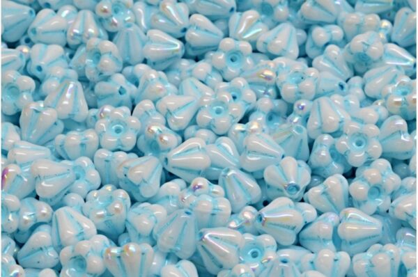 Bell Flower Beads 4x6mm - Image 1