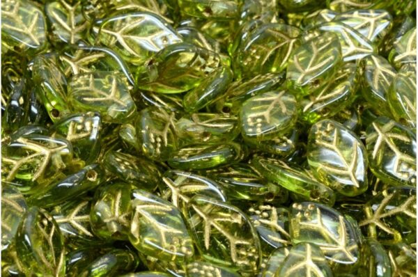 Cherry Leaf Beads 7x12mm - Image 1