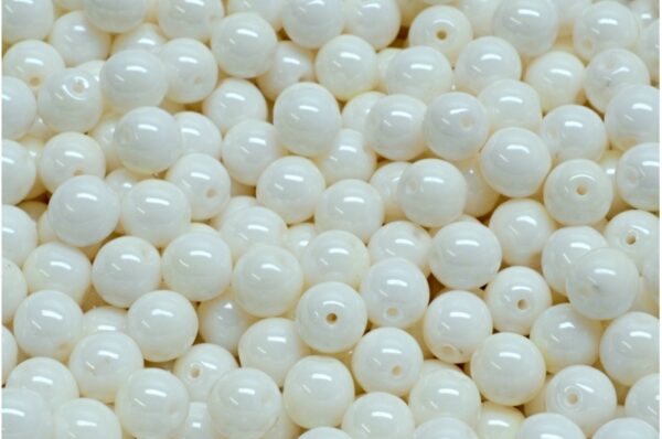Round Druck Beads 6mm - Image 1