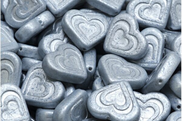 Heart In Heart Beads 14x16mm - Image 1