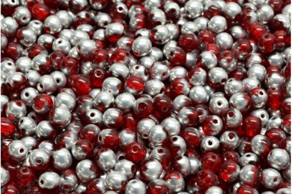 Round Druck Beads 4mm - Image 1