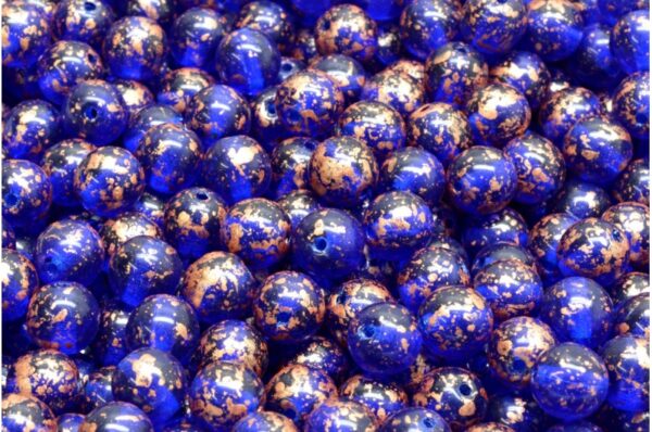 Round Druck Beads 6mm - Image 1