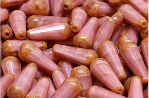 Firepolished Drop Beads 20x9mm - Image 1