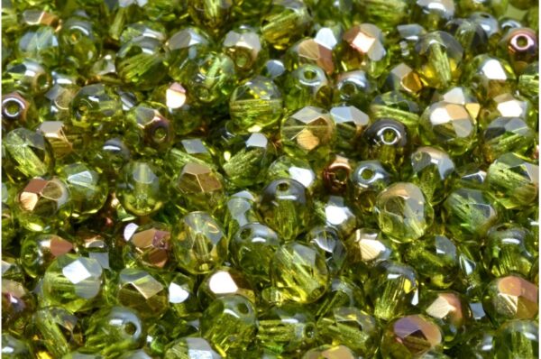 Firepolished Round Beads 6mm - Image 1