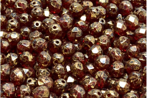 Firepolished Round Beads 6mm - Image 1