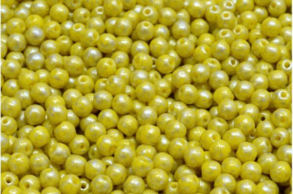 Round Druck Beads 4mm - Image 1