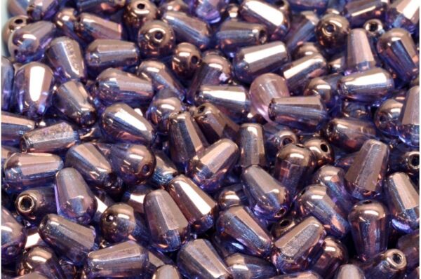 Firepolished Drop Beads 8x6mm - Image 1