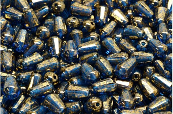 Firepolished Drop Beads 8x6mm - Image 1