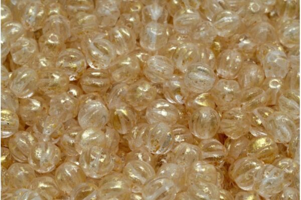 Melon Beads 6x6mm - Image 1