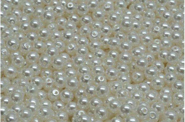 Round Druck Beads 4mm - Image 1