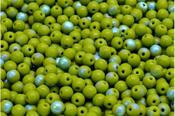 Round Druck Beads 4mm - Image 1