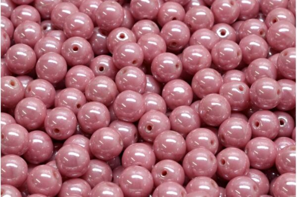 Round Druck Beads 6mm - Image 1