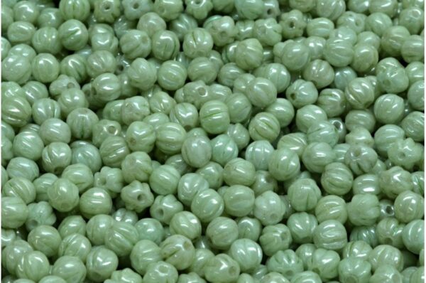 Melon Beads 4x4mm - Image 1