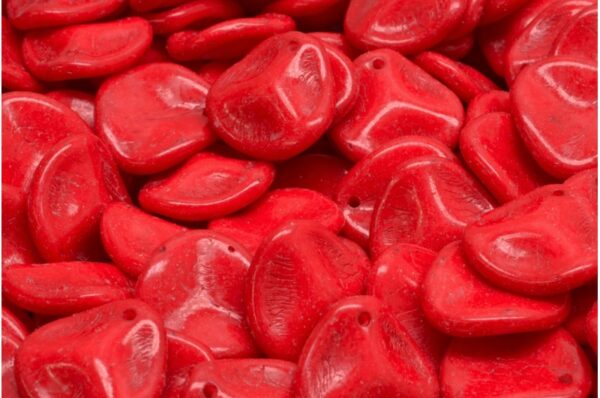 Rose Petal Beads 14x13mm - Image 1