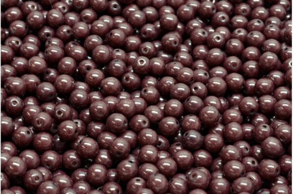 Round Druck Beads 4mm - Image 1