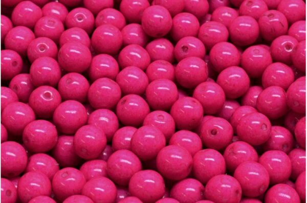Round Druck Beads 6mm - Image 1