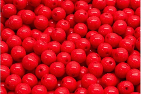 Round Druck Beads 6mm - Image 1