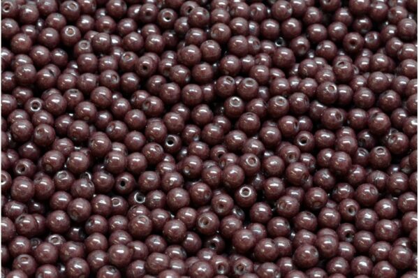 Round Druck Beads 3mm - Image 1