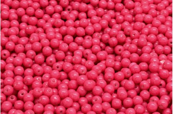 Round Druck Beads 3mm - Image 1