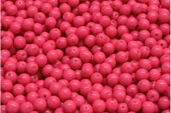 Round Druck Beads 4mm - Image 1