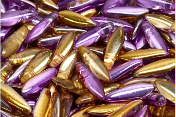 2 Hole Dagger Beads 5x16mm - Image 1