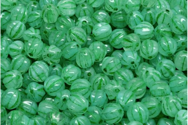 Melon Beads 6x6mm - Image 1