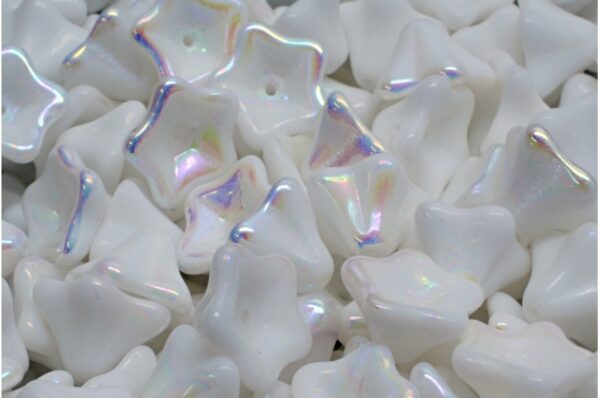 Petunia Flower Beads 8x13mm - Image 1