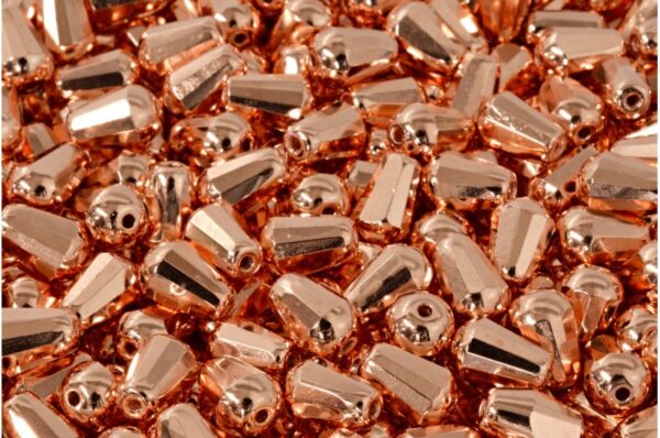 Firepolished Drop Beads 8x6mm - Image 1