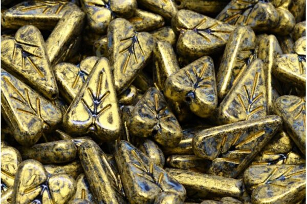 Heart Leaf Bead 16x11mm - Image 1