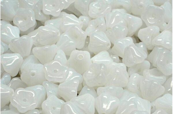 Bell Flower Beads 6x8mm - Image 1