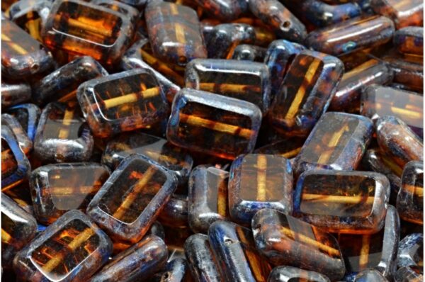 TCB Rectangle Beads 12x8mm - Image 1