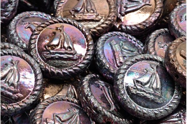 Boat Medallion 20x20mm - Image 1