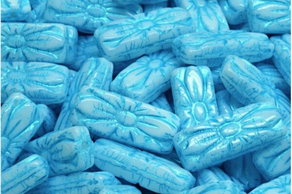 Flower Rectangle Beads - Image 1