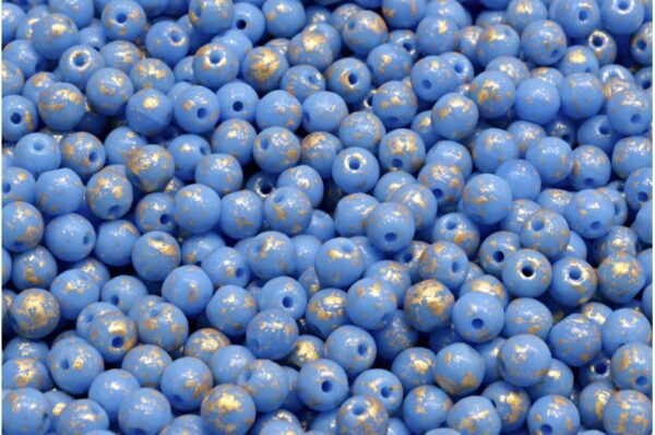 Round Druck Beads 4mm - Image 1