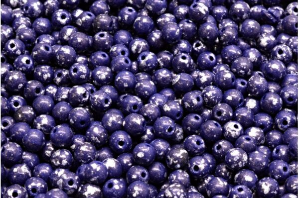 Round Druck Beads 4mm - Image 1