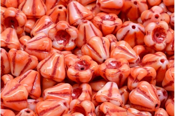 Bell Flower Beads 8x10mm - Image 1