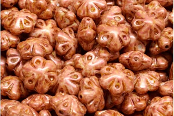 Folklore Flower Beads 11x11mm - Image 1