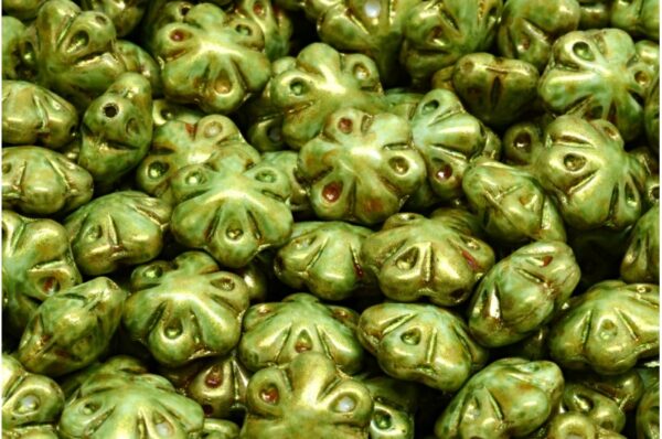 Folklore Flower Beads 11x11mm - Image 1